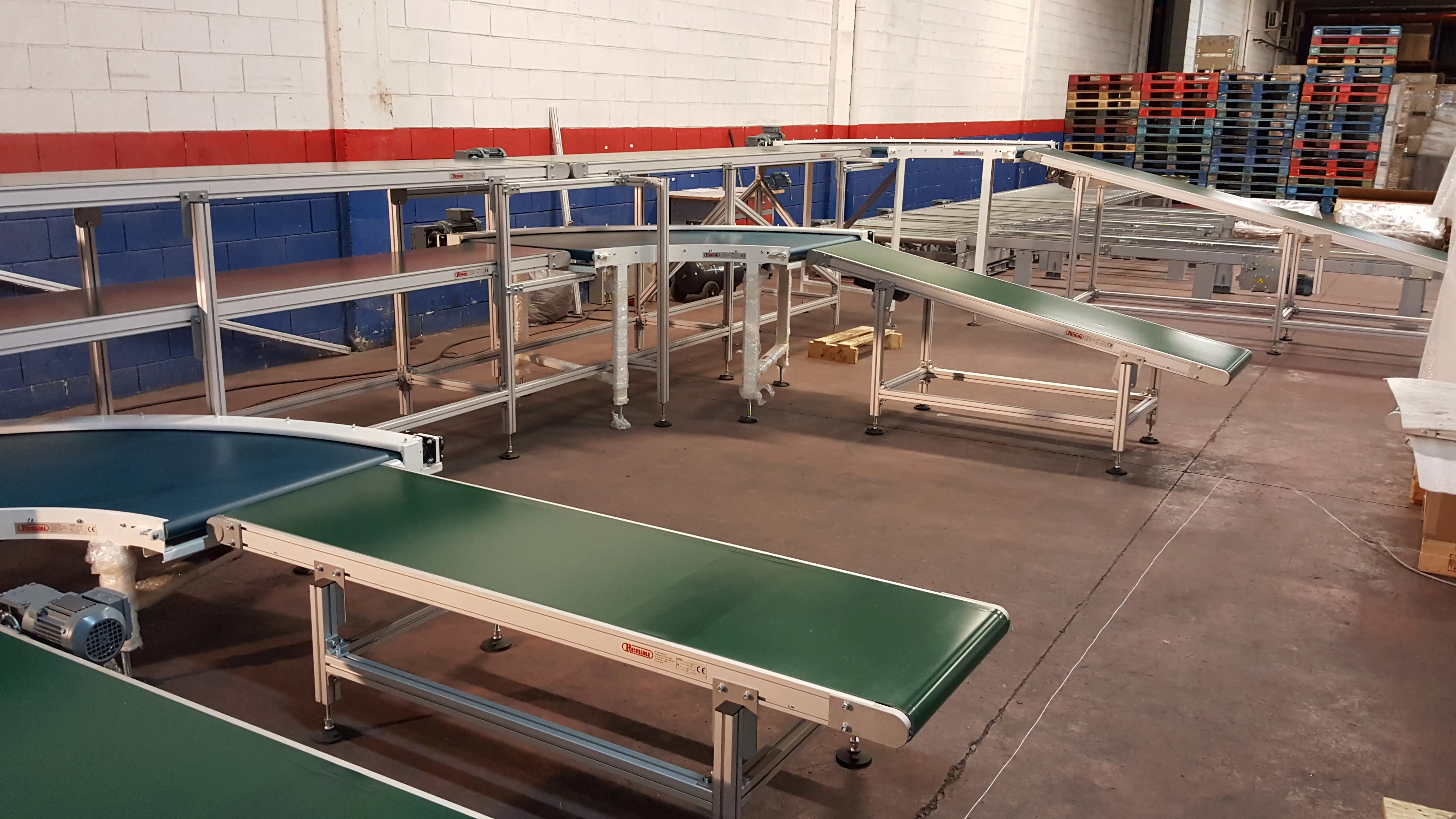 Ancienne Photographie des ateliers et convoyeurs